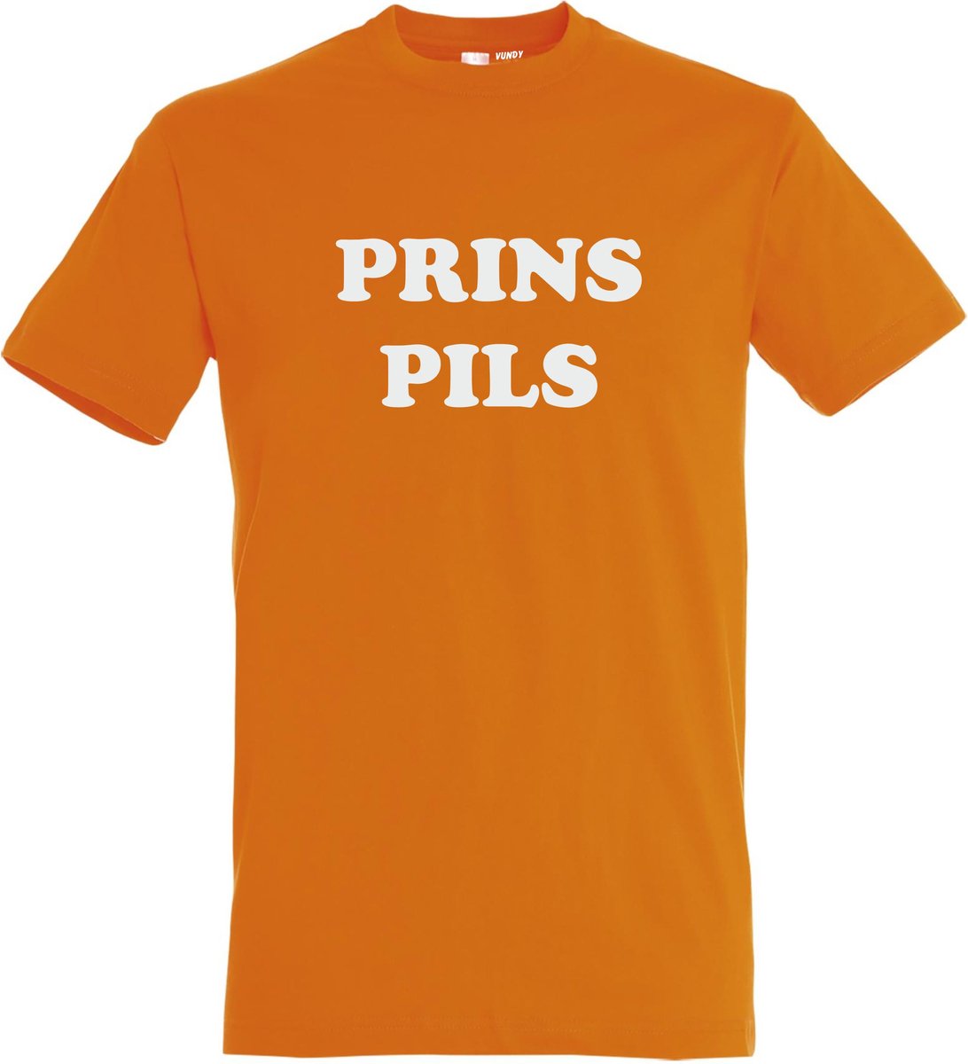 T-shirt Prins Pils | Koningsdag | oranje shirt | Koningsdag kleding | Oranje | maat XL